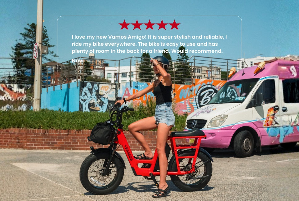 Red Vamos Amigo 2026 All-Purpose Compact Cargo E-Bike