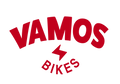 Red logo of Vamos Bikes, an Australian electric bicycle and trike company.