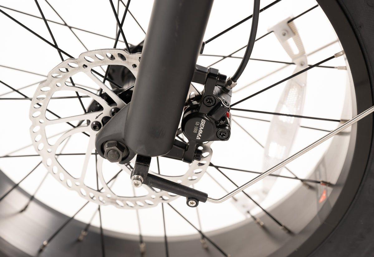 Amigo 2026 All Purpose Compact Cargo E-Bike Hydraulic Disc Brakes (Front & Rear)