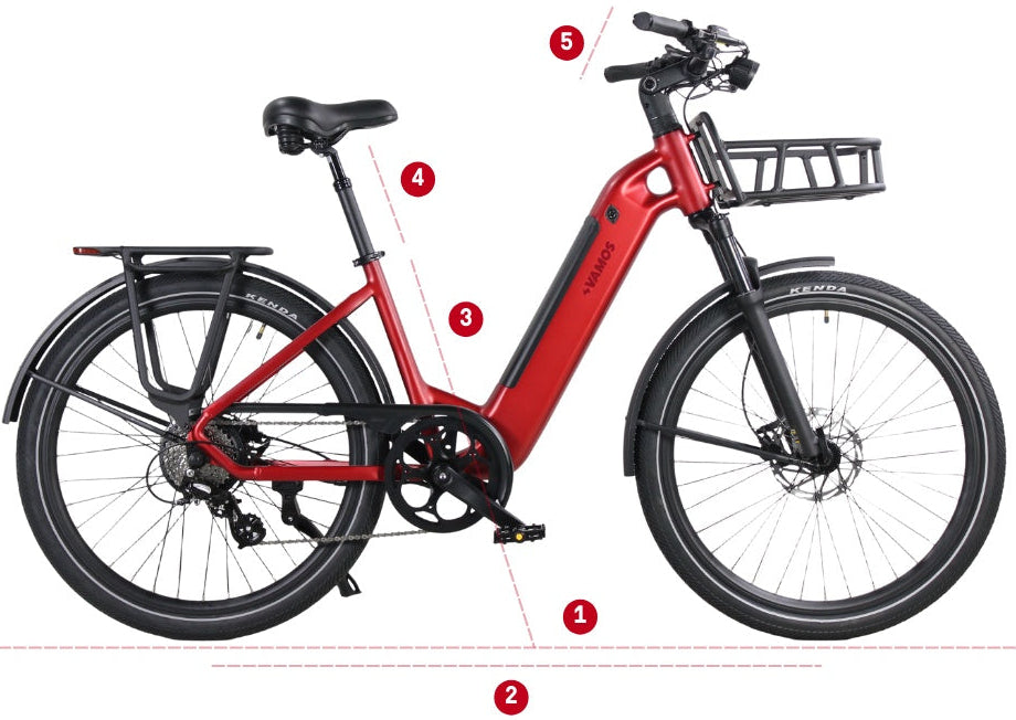 Vamos Rapido Daily Commuter EBike Specifications